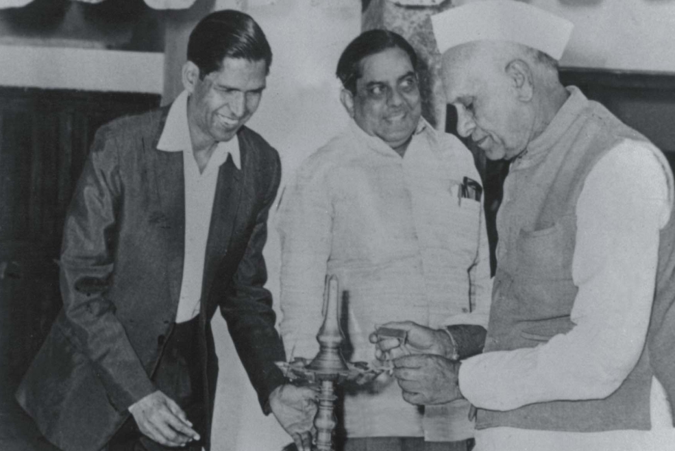 Prabhudas Patwari - Govrner, Madras - 1978 - Visit Vidyamandir Trust, Palanpur